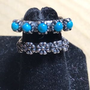 New sterling and turquoise ring